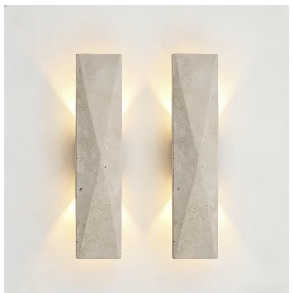 Aplique de pared en concreto